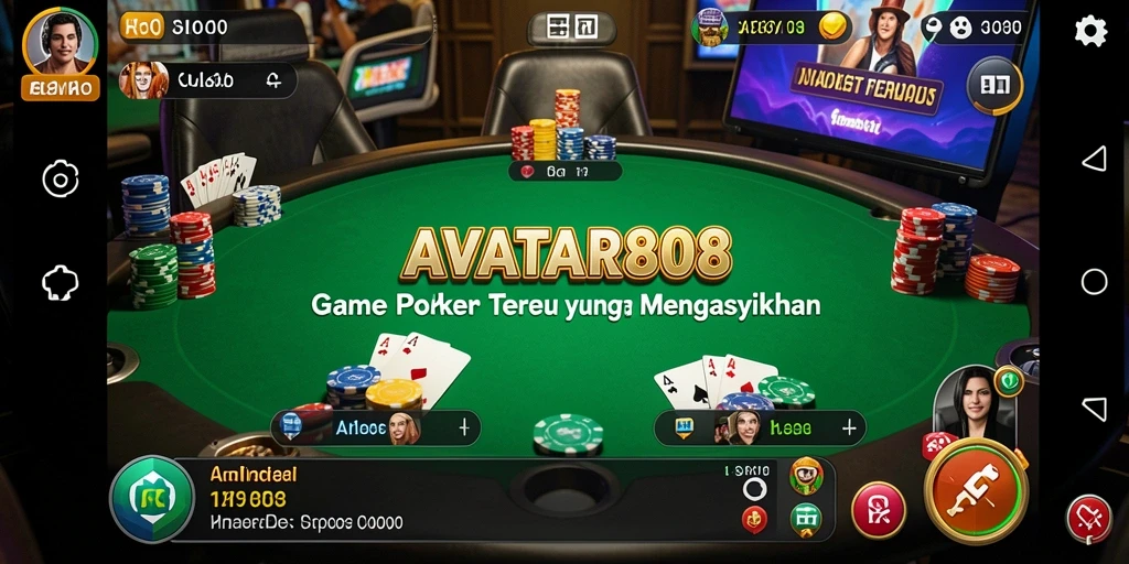 Tampilan gameplay seru di AVATAR808 dengan banyak pemain aktif.