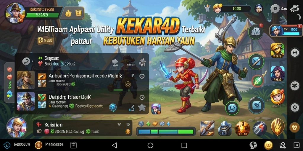 Tampilan antarmuka KEKAR4D yang intuitif dan fungsional.