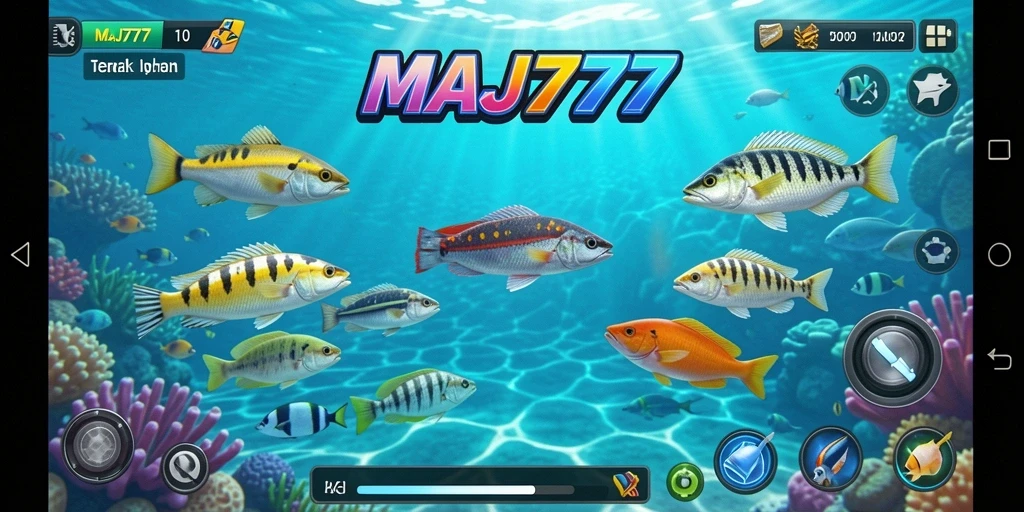 Tampilan gameplay seru dalam MAJ777 Tembak Ikan.