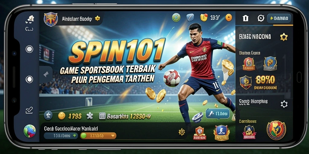 Tampilan gameplay SPIN101 menampilkan berbagai opsi taruhan olahraga.